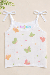 Muslin Strap Knot Jabla - Blush Wings