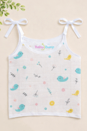 Muslin Strap Knot Jabla - Tweety Cutie