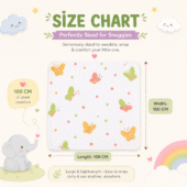 Muslin Multipurpose Swaddle Wrap - Playtime Sprinkle - Image 5