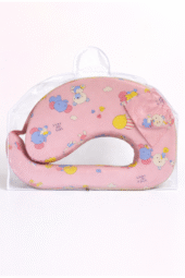 Feeding Pillow With Back Support - Elephant Print - Pink - Image 2