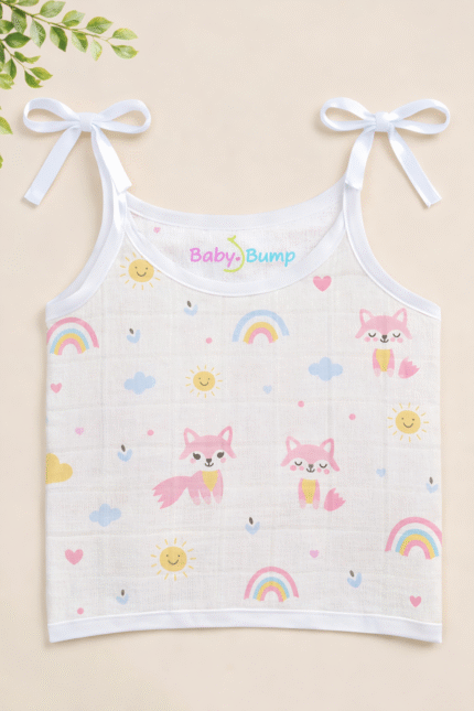 Muslin Strap Knot Jabla - Blushy Fox