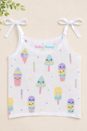 Muslin Strap Knot Jabla - Popsicles