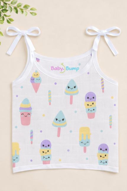 Muslin Strap Knot Jabla - Popsicles