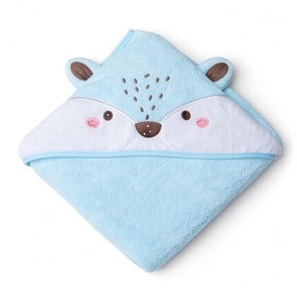 Cotton Coral Hooded Towels - Winter Woods