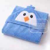 Cotton Coral Hooded Towels - Ocean Splash - Image 2