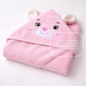Cotton Coral Hooded Towels - Bella Bunny - Image 2