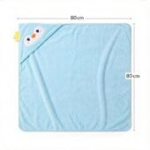 Cotton Coral Hooded Towels - Penny Penguin - Image 5