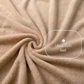 Cotton Coral Hooded Towels - Cocoa Deer - Image 4