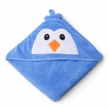 Cotton Coral Hooded Towels - Ocean Splash