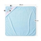Cotton Coral Hooded Towels - Winter Woods - Image 5