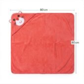 Cotton Coral Hooded Towels - Coral Kitty - Image 5