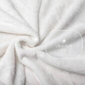 Cotton Coral Hooded Towels - Snow Bear - Image 4