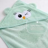 Cotton Coral Hooded Towels - Crazy Bird - Image 3