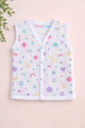 Muslin Front Open Jabla -Pack of 3 (Combo -3) - Image 4