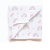 Cotton Cradle Cloth - Hazy Rainbow - Image 2