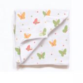 Cotton Cradle Cloth - Blush Wings - Image 2