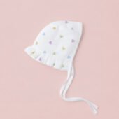 Muslin Cap Mitten Booty Set - Little Hearts - Image 2