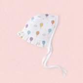 Muslin Cap Mitten Booty Set - Happy Balloons - Image 2