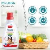 LuvLap Baby Liquid Cleanser, For cleaning feeding bottle, cutlery, toys (500 ml) - Image 5