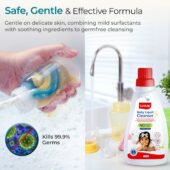 LuvLap Baby Liquid Cleanser, For cleaning feeding bottle, cutlery, toys (500 ml) - Image 2