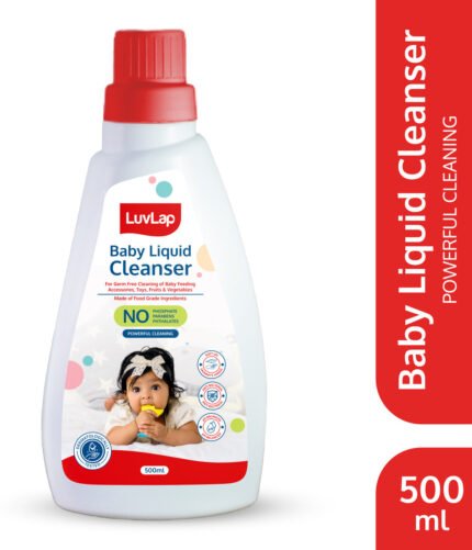 LuvLap Baby Liquid Cleanser, For cleaning feeding bottle, cutlery, toys (500 ml)