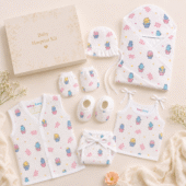 BabyBump Little Arrival Kit - (7 Piece) - Smiley Cactus
