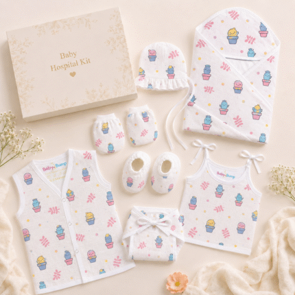 BabyBump Little Arrival Kit - (7 Piece) - Smiley Cactus