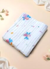 Muslin 6 layer Crinkled Bath Towel - Tinker Bell