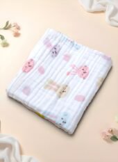 Muslin 6 layer Crinkled Bath Towel - Floopy Loppy