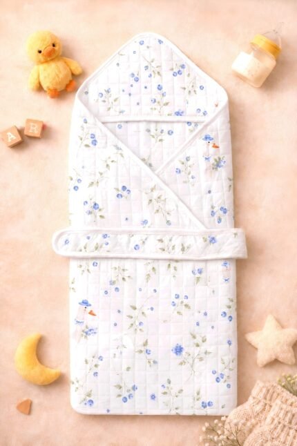 Hooded Towel Polyfil - Moonberry