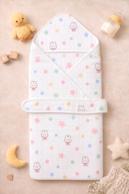 Hooded Towel Polyfil - Twinkle Bunny
