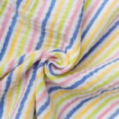 Crinkled Muslin Shirt-Shorts Set - Candy Stripe - Image 4