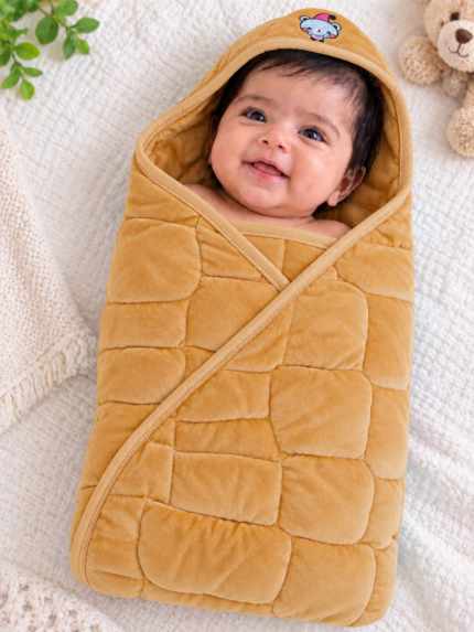 VelvetHug Baby Wrapper - Honey Dew