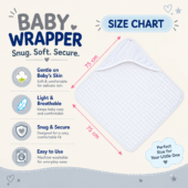 CloudNest Baby Wrapper - Cuddly Bear - Image 3
