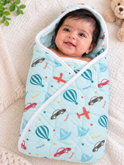 CloudNest Baby Wrapper - Air Balloon