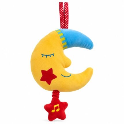 Baby Cradle Musical Pull String Toy – Moon